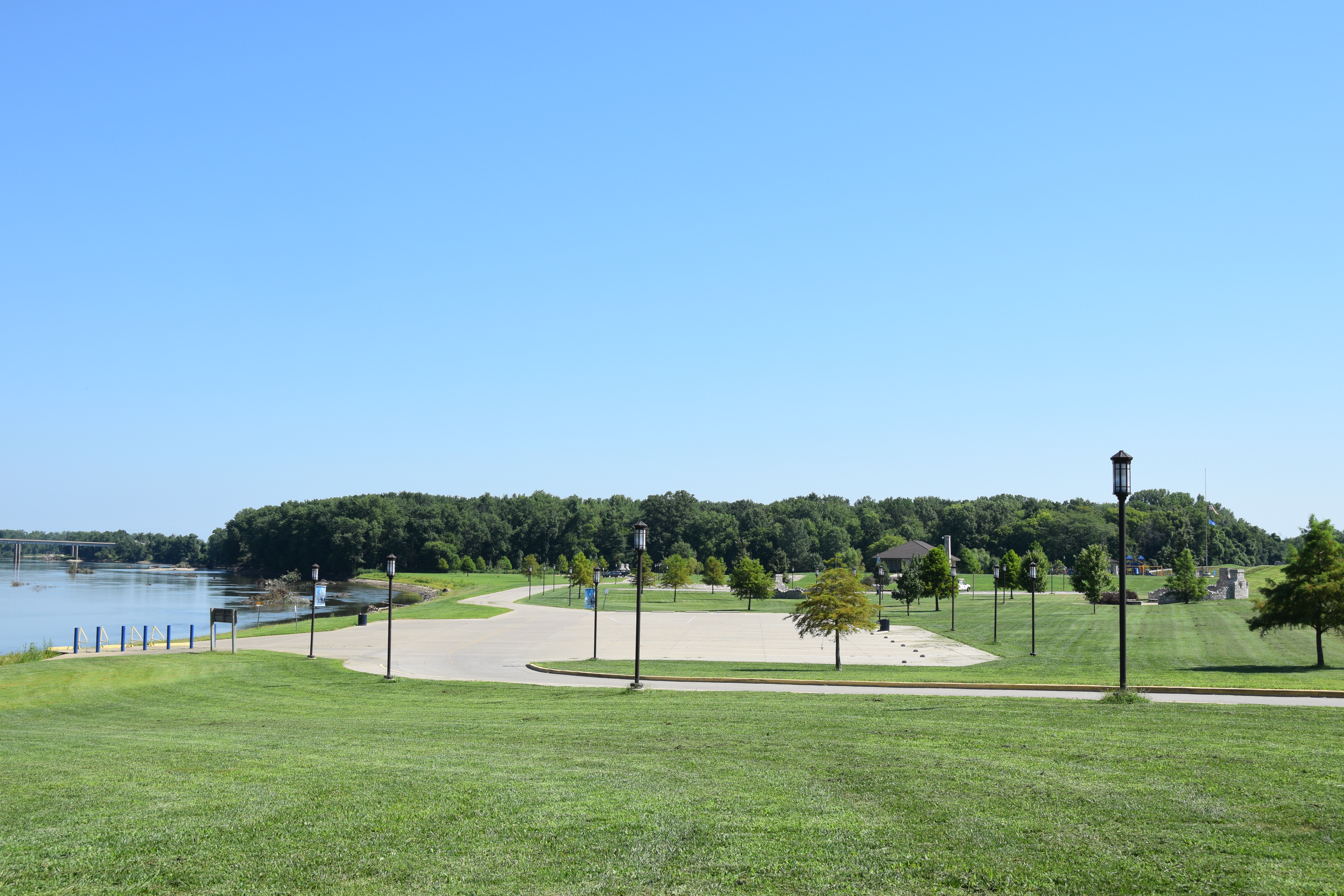 Photo of Kimmell Park and Wabash River